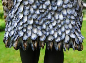Blott Kerr-Wilson, 'Tain Clothes Project', mussel shells